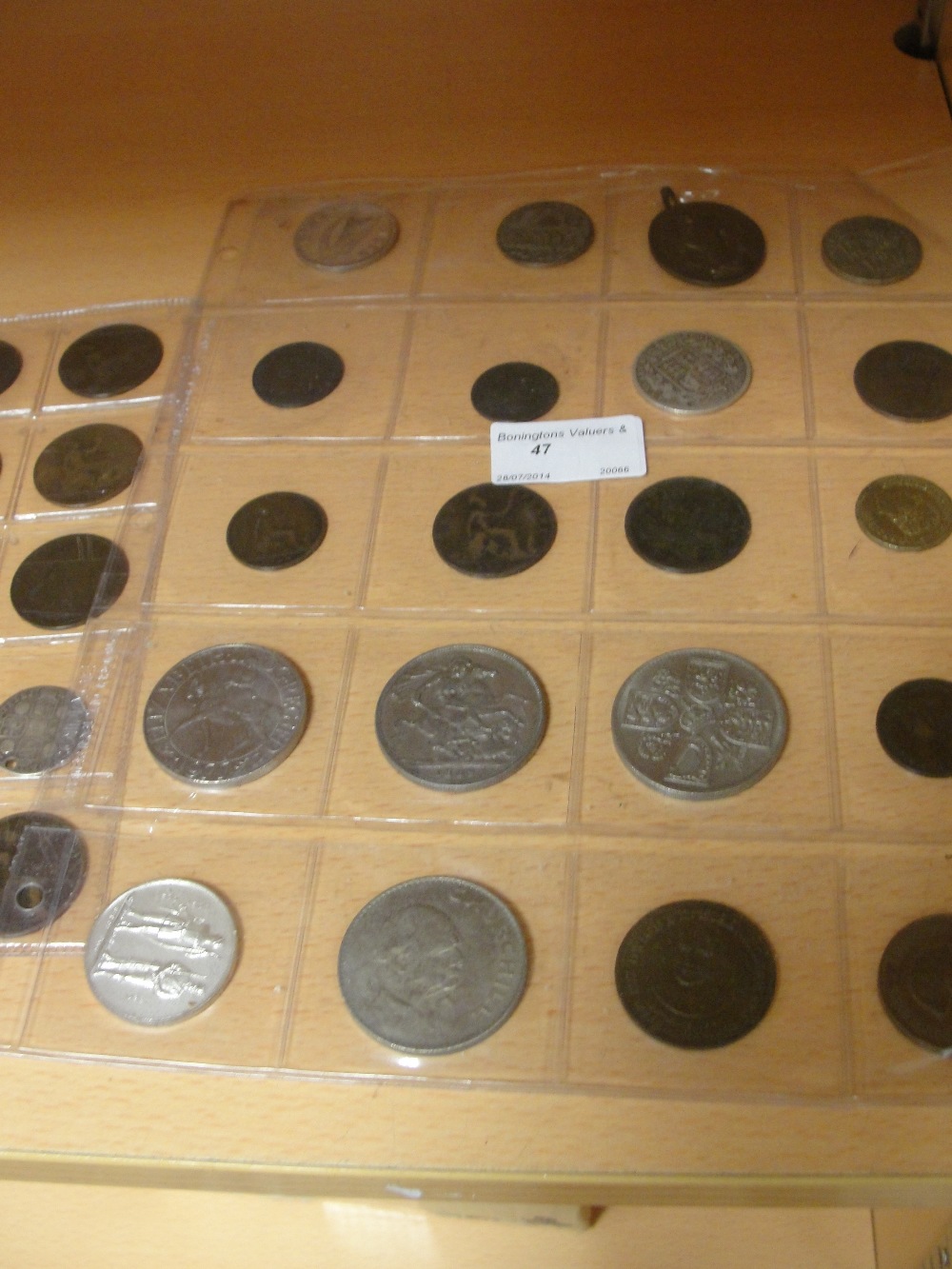 A quantity of George II and Victorian coinage