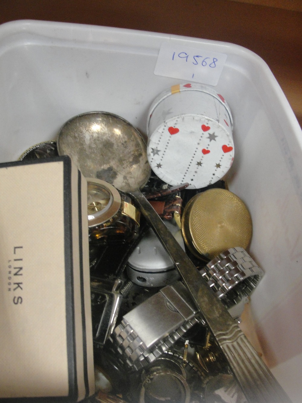 A box of dress jewellery