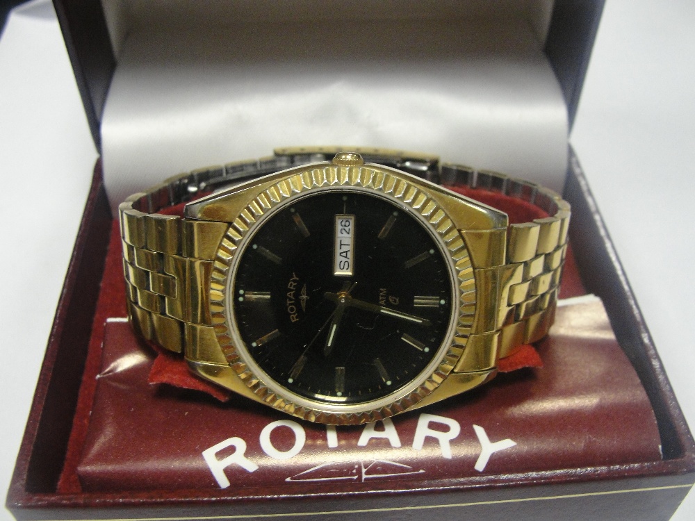 A boxed gents Rotary wristwatch