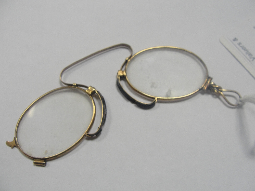 A pair of 19th century 9ct glasses