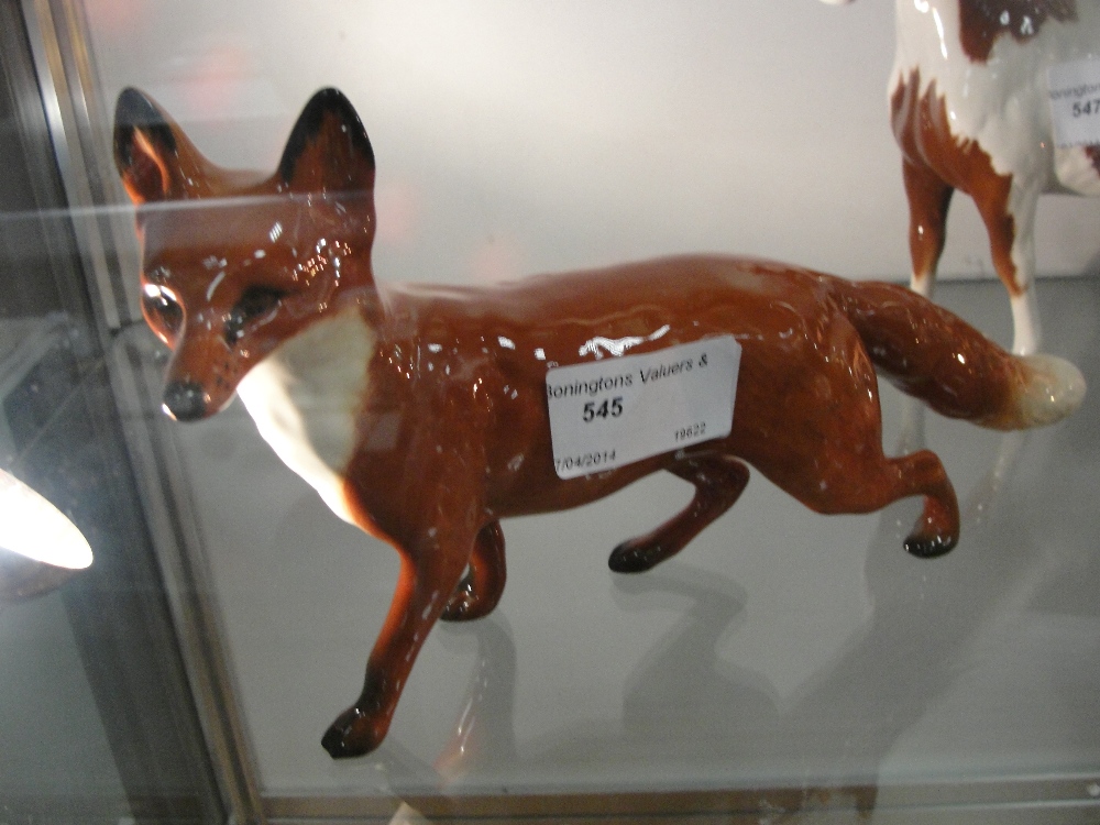 A Beswick standing fox