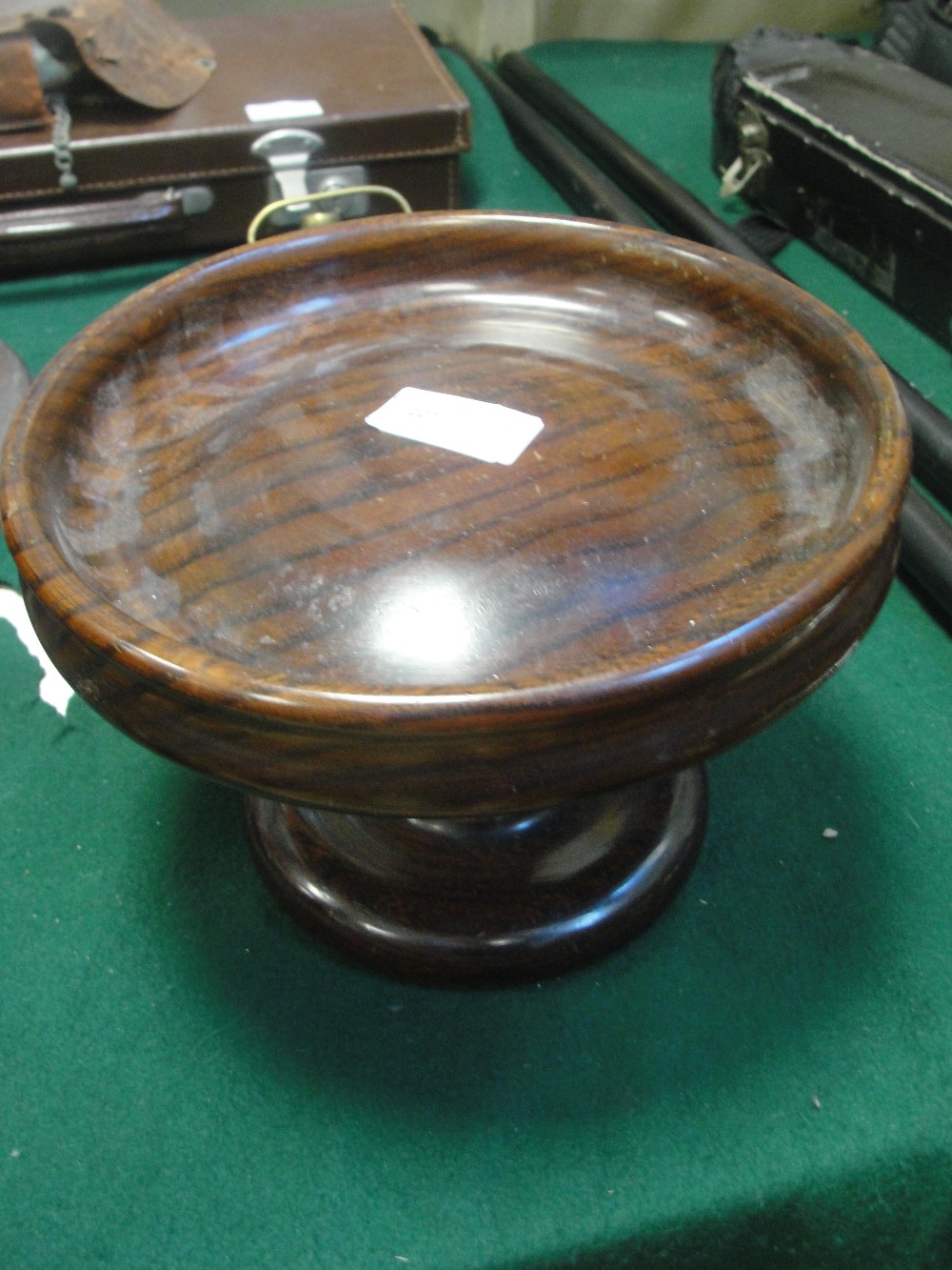 An early 20th century rosewood tazza