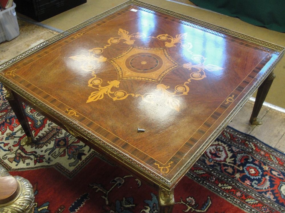 A low-level Empire-style table