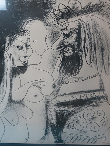 Pablo Picasso 1881-1973 - Le Vieux Roi (The Old King) original lithograph, edition of 1000 printed