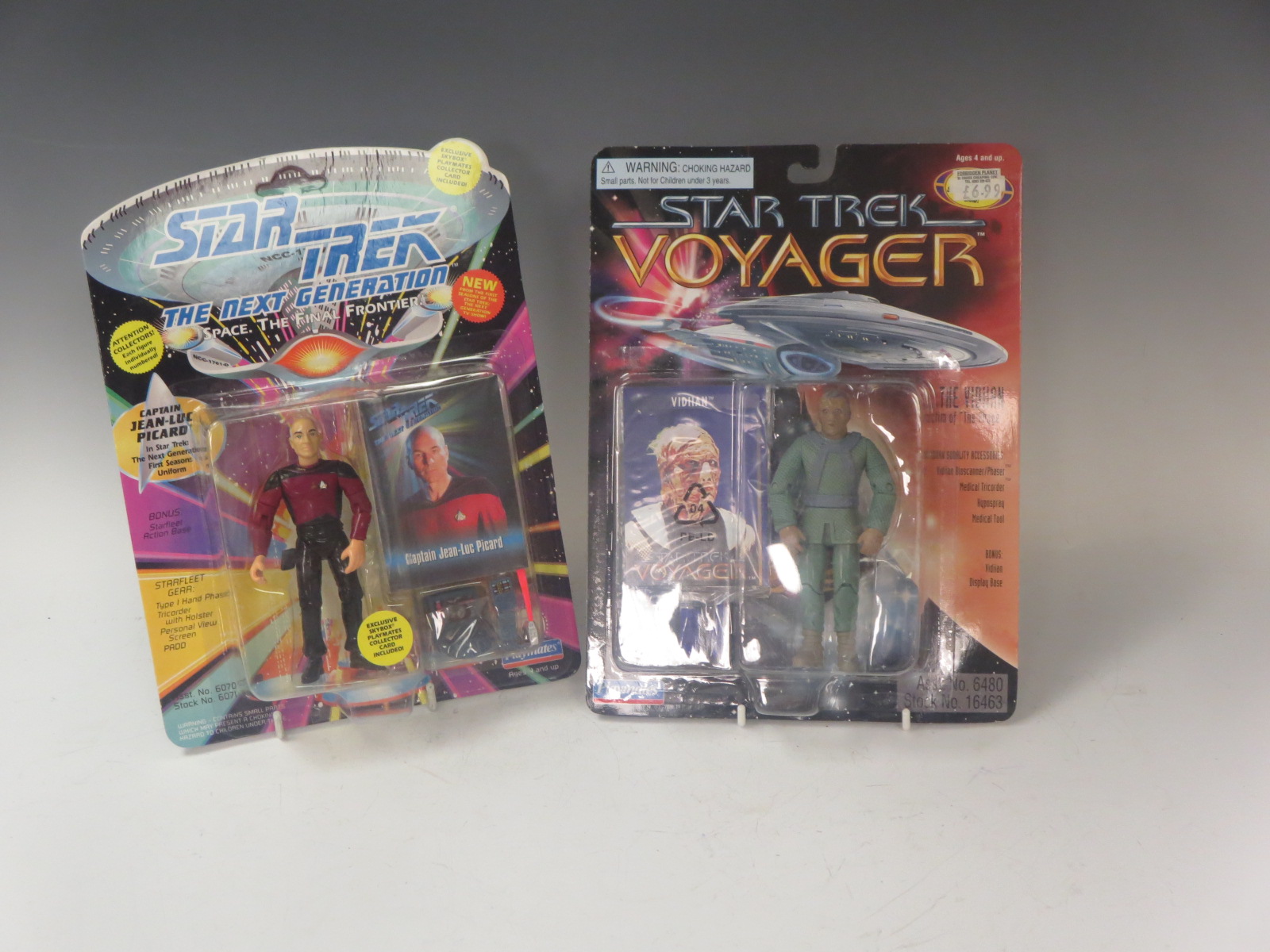 Two boxes of boxed Star Trek, Star Trek the Next Generation and Voyager figures including ‘