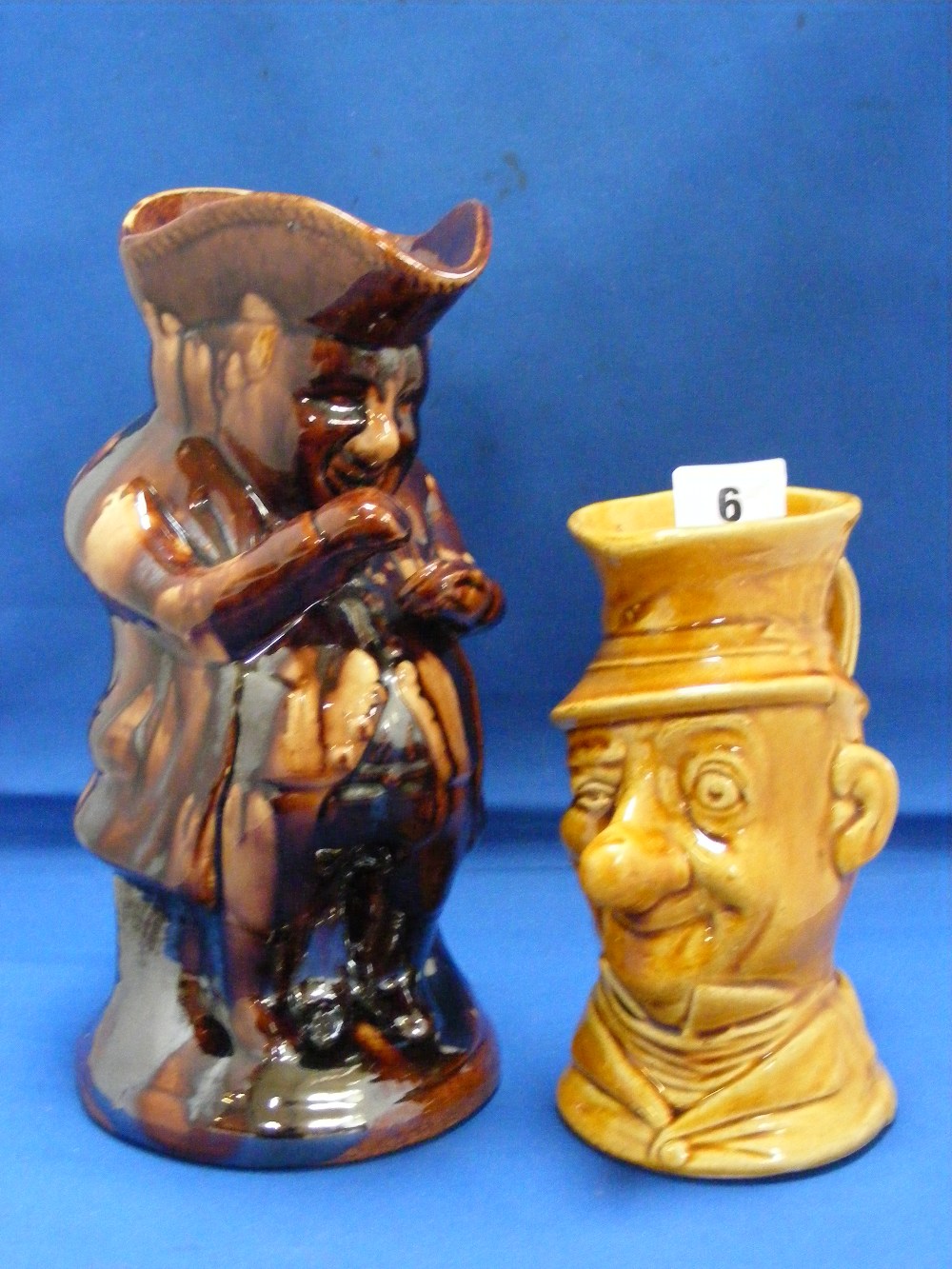 An amusing Character jug of the early fictional comic strip character 'Alexander "Ally" Sloper',