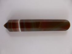 Victorian Agate Pointer/Ruler, approx 14 cms