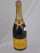 A Bottle of Vintage 1945 Veuve Clicquot Ponsardin- Yellow Label Champagne.
