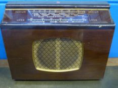 A Vintage Ferranti 545 Two Wave Table Radio, circa 1954.