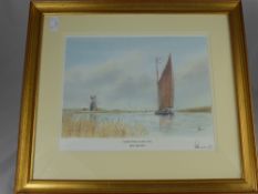 Three Limited Edition Prints, entitled `Norfork Wherry on the River Yare, nr 112/850, `The River