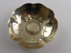 A Sterling Silver Tiffany & Co. Trinket Dish in the form of a poppy wt approx 50 gms.