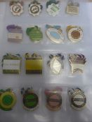 Sixteen different Cheltenham Racecourse members badges from the period 1988 - 2011.