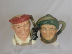 Two Royal Doulton Character Mugs, including `Lumberjack` D6610 and `Blacksmith` nr 06571(2)