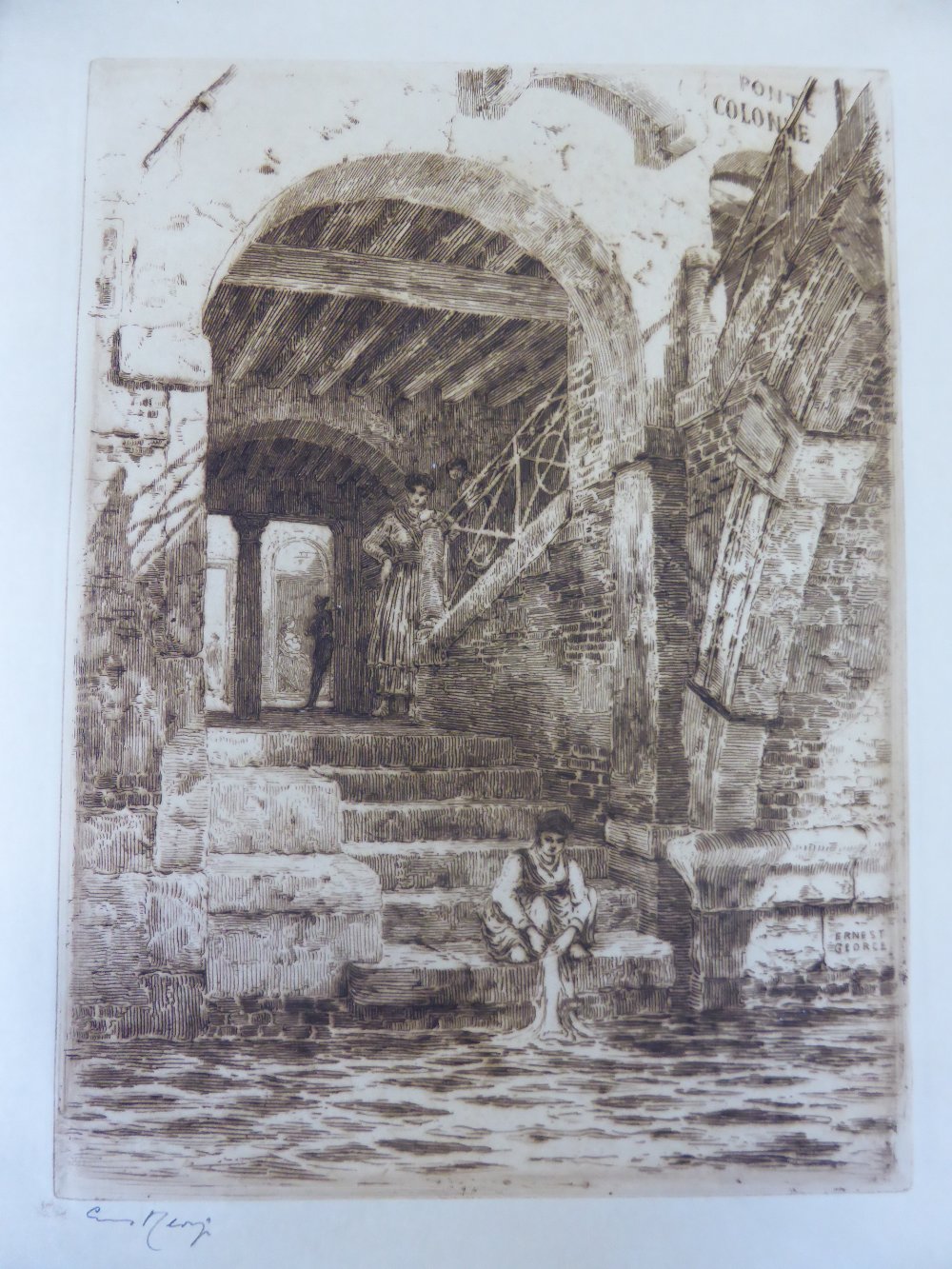 Bound Folio Etchings, Venice by Ernest George (1839-1922), a limited edition issue of 300 published - Image 4 of 6