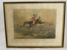 Three Antique Riding Prints, H. Aitken 1818 entitled `Doing Things Well; `Doing it Furiously`; ?