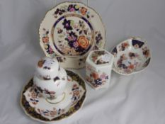 A collection of miscellaneous Wedgwood, Coalport, Port Merion and Masonsware including two cabinet