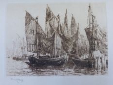 Bound Folio Etchings, Venice by Ernest George (1839-1922), a limited edition issue of 300 published