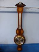 A Short & Mason Barometer, banjo style, estimated length 72 cms.