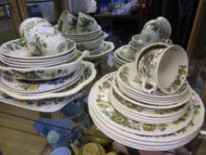 Miscellaneous Masons Ironstone `Strathmore`, including four dinner plates, one fish plate, four