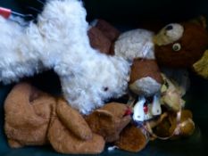 A quantity of Vintage Dolls and Teddies including an American Slumber Pup, Cubbigund Teddybear, a