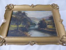 Wallis Pryce Oil on Canvas, depicting a Pastoral Scene, approx 20 x 29.5 cms