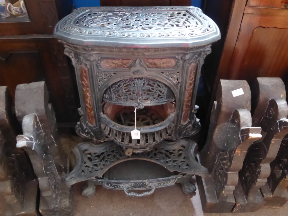 A cast iron stove  "" Fenderie de Soughland "" 092