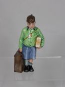 A limited edition Royal Doulton Porcelain figure `The Boy Evacuee` number HN3202, number 8482 of