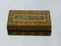 A Tunbridge Wells Stamp Box.