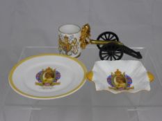Miscellaneous Items, including an Arthur Bowker miniature Coronation Mug together with a Penncroft