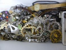 A Miscellaneous Collection of Costume Jewellery, including necklaces, earrings, arts and crafts