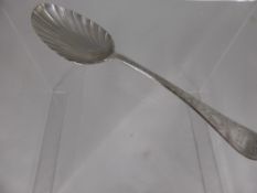 A solid silver Tablespoon, London hallmark dated 1739/40, mm PYE (possibly Benjamin Pyne) approx.