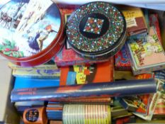 A quantity of Vintage American Toys including 10 pin bowling, a Block City plastic building set,