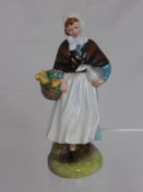 A Royal Doulton Figurine, `Country Lass`, HN 1991, approx 20 cms