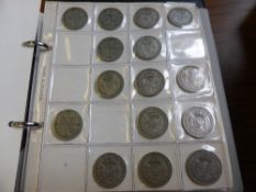 A GB Coin Collection, presented in three blue coin albums.