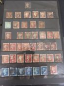 An Album of GB Queen Victoria Stamps and Postal History Items, including 1d black (2/3 margin), 1d