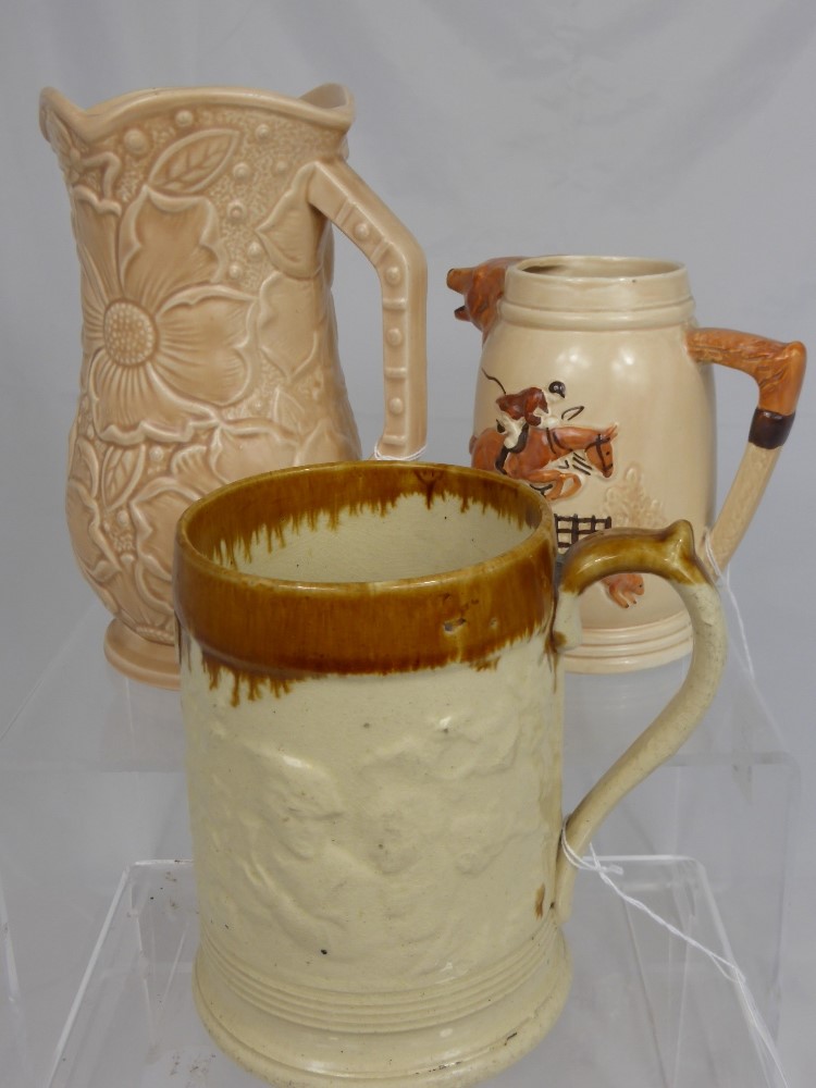 Miscellaneous Porcelain, including a Kensington ware pitcher, Harvester mug and a PPC pitcher