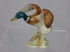 A Beswick Porcelain Figure of a Mallard, (waf)