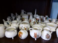 Collection of assorted Goss Ware (waf)