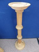 Vintage Pine Jardiniere Plant Stand, approx 47 cms