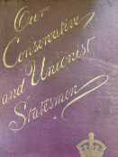 Two Volumes of 19th Century ?Our Conservative and Unionist Statesmen?, published by Newman,