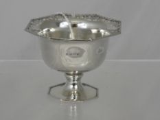 A Solid Silver Bon Bon Dish Birmingham hallmarked 1914, 140 gms.