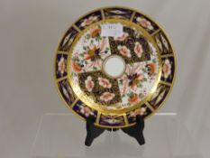 Chelsea Derby Cabinet Plate, 1861-35 date mark.