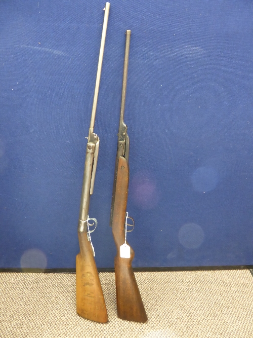 Two Circa 1940`s Air Rifles, one being a vintage Webley Junior .177