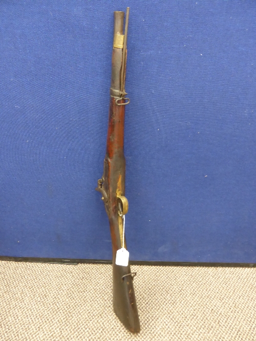 Circa 1820-1840 Percussion Carbine, possibly Indian.