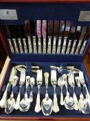 Canteen of Viners 100 Piece Tudor Flatware, together with Duchess Sheffield Plate Flatware.