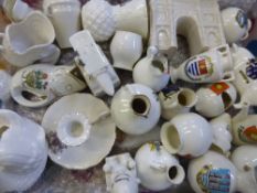 A miscellaneous selection of novelty porcelain including  Willowart, Emma, Carlton, H. Mackie and