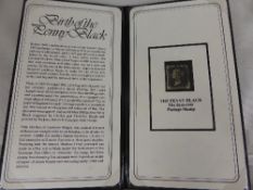 Presentation `Birth of the Penny Black`, with the original paperwork.