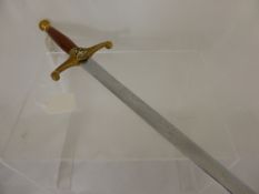 A replica Tewkesbury sword to commemorate the Battle of Tewkesbury in 1471 won by Edward IV.  The