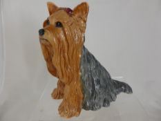 A Beswick figure of a Yorkie numbered 2377 to base approximately 27 cms.