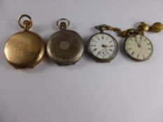 Miscellaneous Pocket Watches, including a gold plate full hunter by Star Watch Case Company;